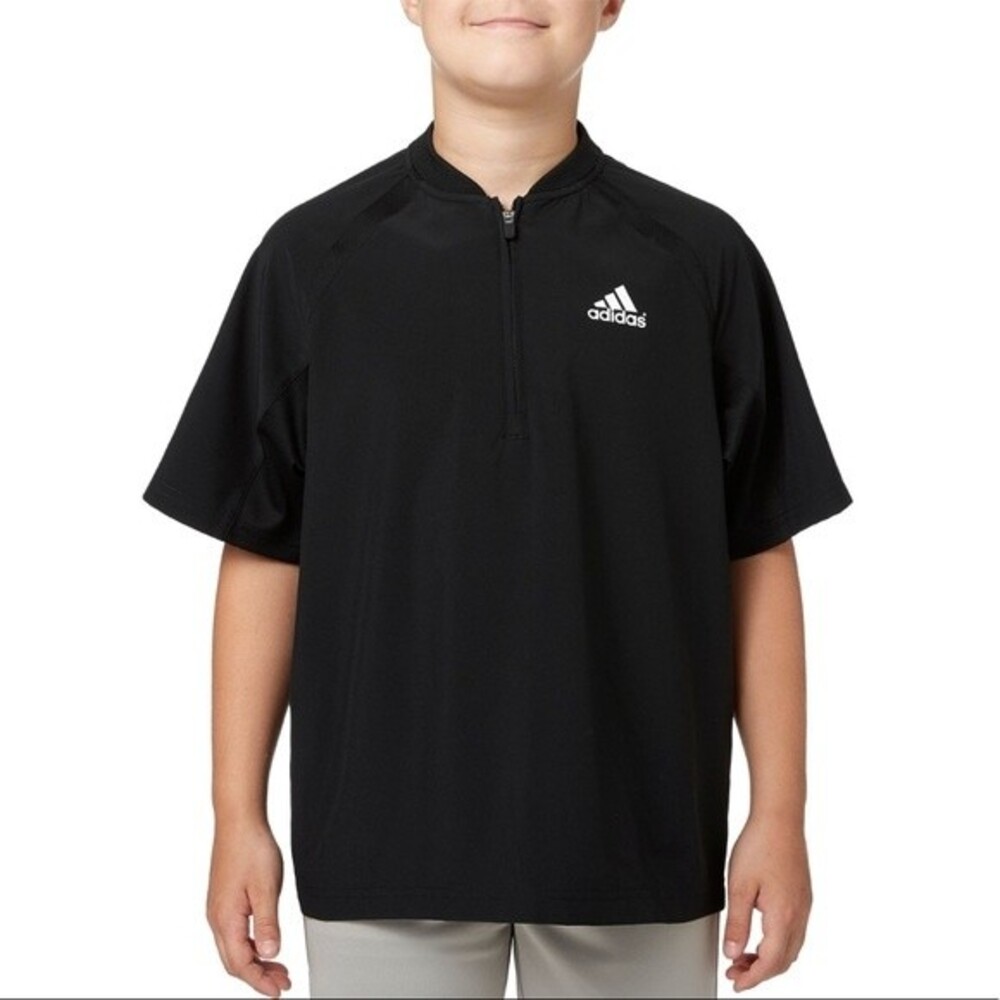 Adidas Boy's Triple Stripe Baseball Shirt Size Medium Athletic Casual